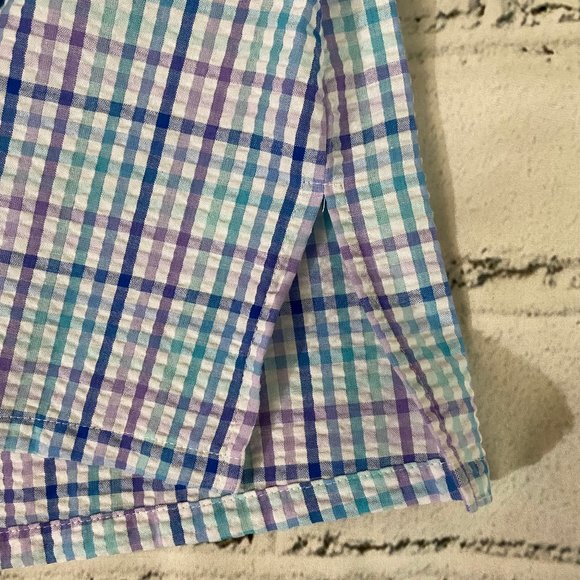 Miss Elaine Seersucker Robe Duster 3X - Picture 10 of 11